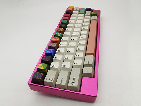 Amazing own-designed aluminum keyboard case full set