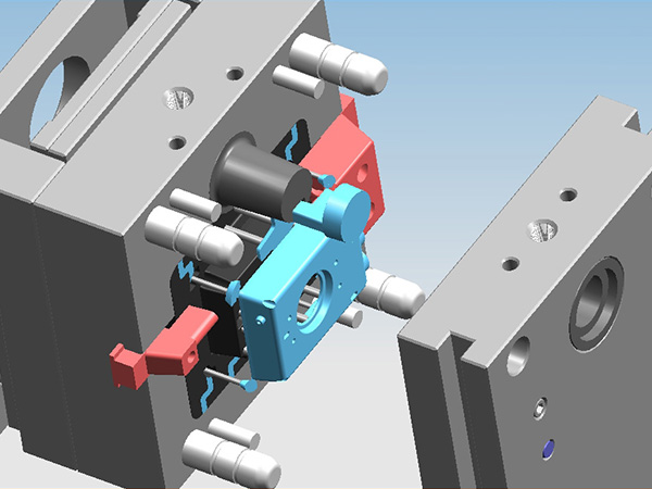 Moulding for dier, injection