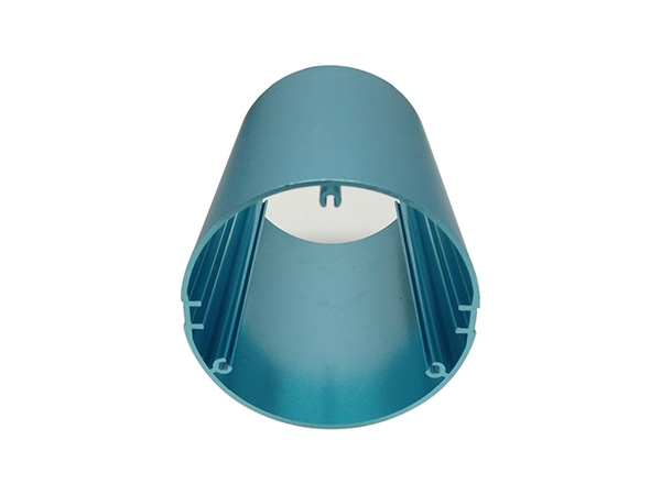 Aluminium extruded pipe housing color anodizing available